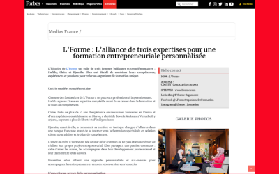 L’Forme : saluée par Forbes, Madame Le Figaro et ses apprenantes