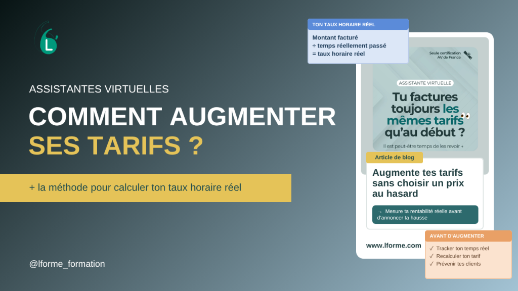 Comment augmenter ses tarifs d’assistante virtuelle ?
